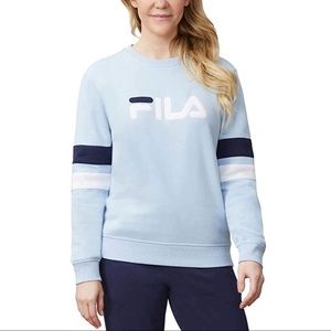 FILA Natalie Crewneck Sweatshirt Blue Activewear